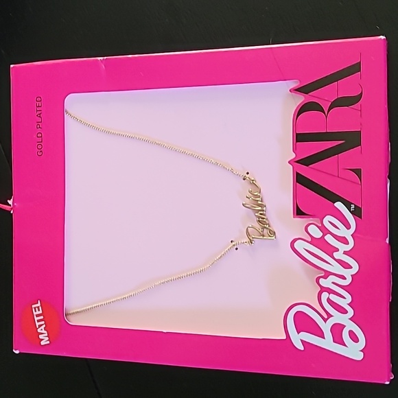 ZARA Barbie Gold Plated Necklace LIMITED EDITION - Picture 3 of 9